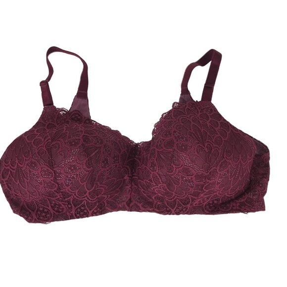 TORRID CURVE Other - TORRID CURVE ~ WOMENS 40C ~ MAROON LACE NO WIRE BRA